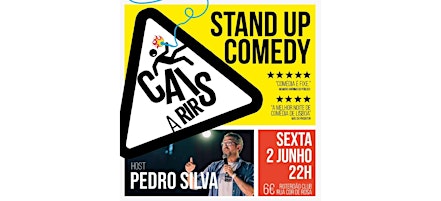Imagem principal de Cais A Rir 02  Junho 6a Feira - Stand Up Comedy no Roterdão (Em Português)
