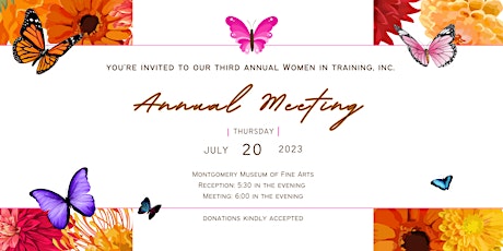 Women In Training, Inc. 2023 Annual Meeting