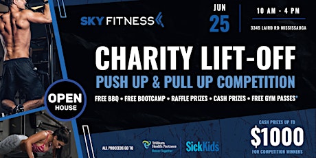 Charity Lift Off - Push Up & Pull Up Competition at SkyFitness