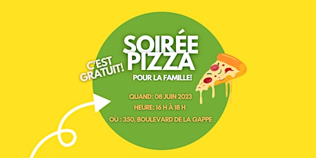 Soirée pizza pour les élèves de l'École Polyvalente Le Carrefour