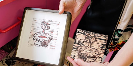 Gravure sur bois - Estampe Japonaise et impression à la main