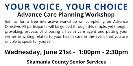 Your Voice, Your Choice - Advance Care Planning