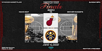 NBA Finals Heat VS Nuggets - Game 2 primary image