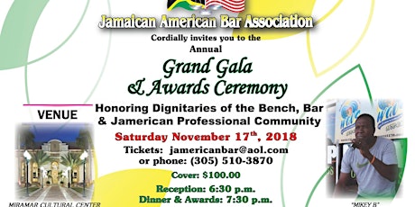 Jamaican American Bar Association Grand Gala and Awards Ceremony