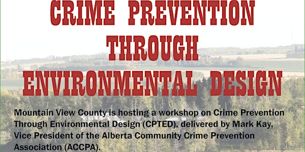 CRIME PREVENTION THROUGH ENVIRONMENTAL DESIGN