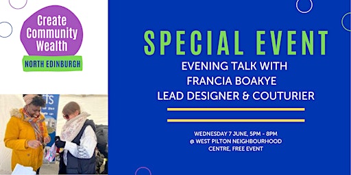 CWW  Evening Talk: Francia Boakye, Lead Designer and Cotourier primary image