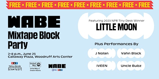 WABE MixTape Block Party Sponsored by the United Way of Greater Atlanta primary image