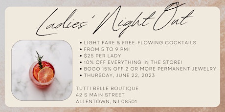 Ladies Night Out - Tutti Belle Boutique