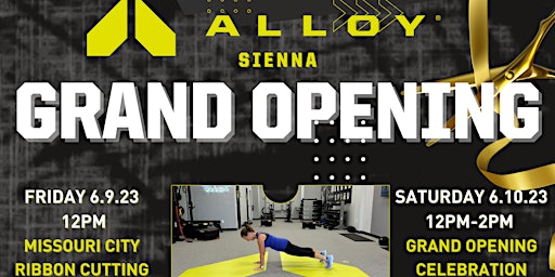Alloy Personal Training - Sienna Grand Opening Celebration primary image