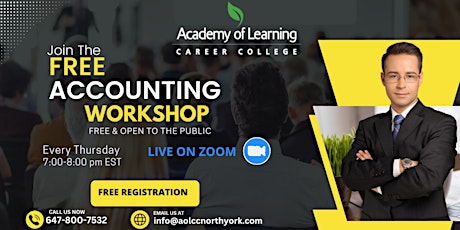 Accounting Worshop Free | Accounting for beginners Onine Workshop
