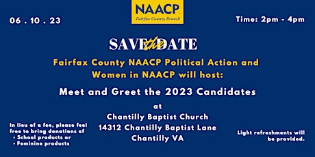 Fairfax County NAACP Candidate Meet and Greet