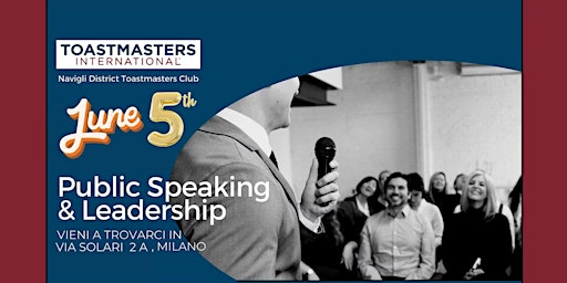 "La tua palestra di Public Speaking e Leadership" Toastmasters Navigli primary image