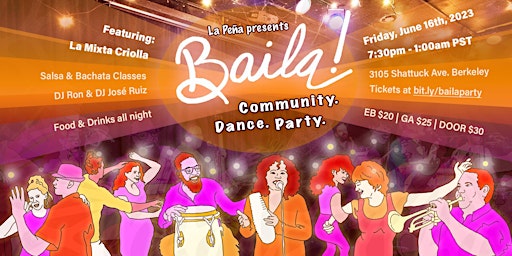 BAILA! Community. Dance. Party. primary image