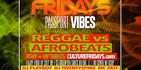 Culture Fridays: Reggae vs AfroBeats @ Culture Addison