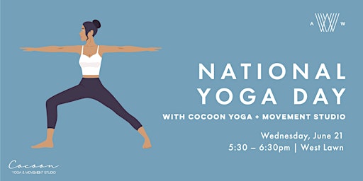 National Yoga Day with Cocoon Yoga + Movement Studio