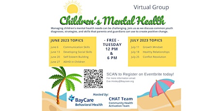Children's Mental Health - Summer Series