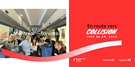 En route vers Collision 2023 | bus Montréal - Toronto
