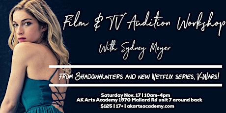 Film and TV Audition Workshop with Sydney Meyer