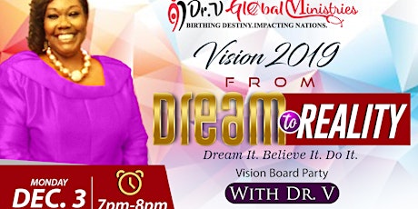 VISION 2019: VISION BOARD PARTY w/Dr. V  primary image