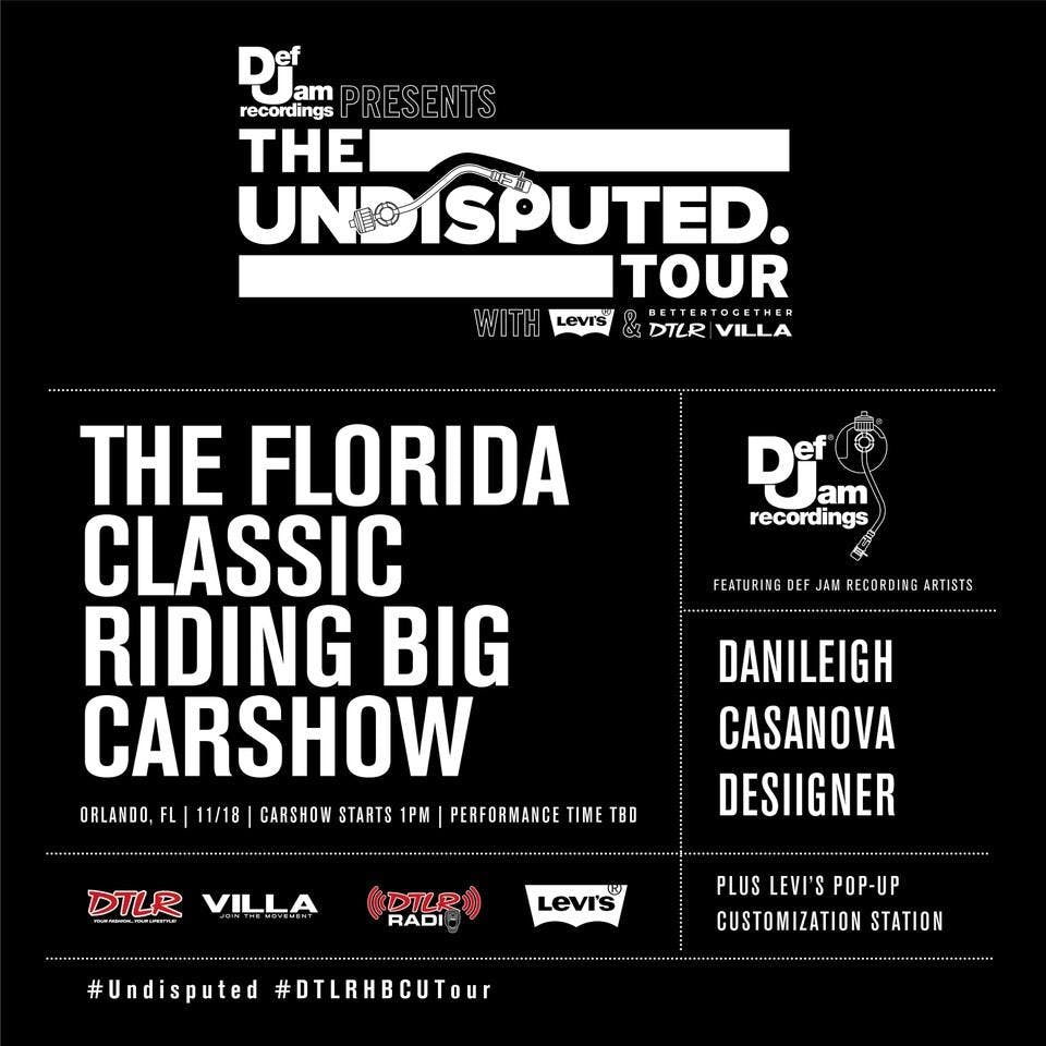 Def Jam Presents the UNDISPUTED TOUR - FLORIDA CLASSIC RIDING BIG CAR SHOW