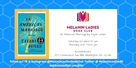 Melanin Ladies Book Club DC December Meeting- Thursday 12/6 @ 7pm primary image