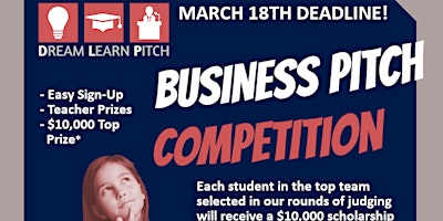 Primaire afbeelding van Dream-Learn-Pitch High School Grand Finale @ Penn State