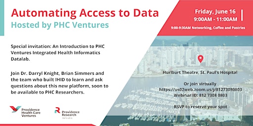 Hauptbild für Automating Access to Data - Hosted by PHC Ventures