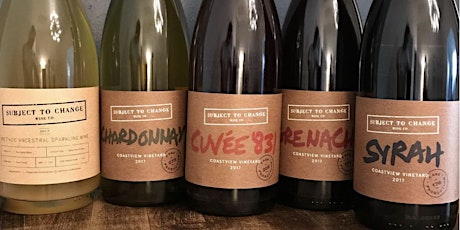 Stag Dining Presents: Winemakers Dinner with Subject to Change Wine Co. primary image