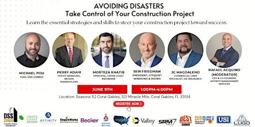 Avoiding Disasters - Take Control of your Construction Project - Panel primary image
