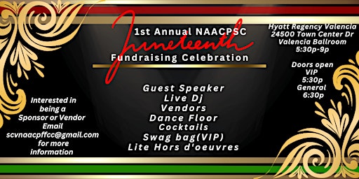 NAACPSC 1st  Annual Juneteenth Freedom Celebration primary image
