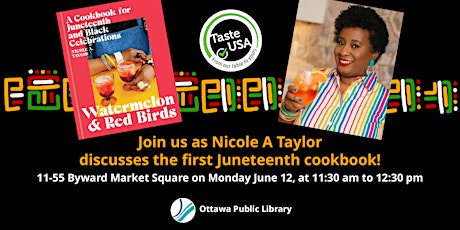 Juneteenth cookbook author talk with Nicole A. Taylor