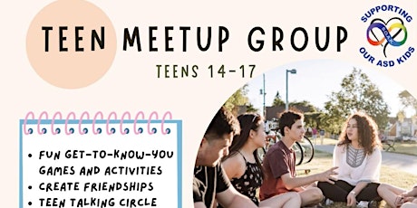 Teen Meet Up Group: Ages 14-17   6pm-7:15pm