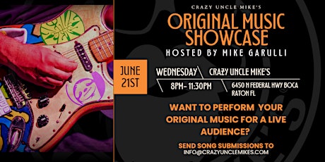 Orignial Music Showcase hosted by Mike Garulli