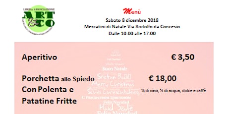 Immagine principale di Prenotazione Porchetta allo Spiedo - Mercatini di Natale 2018 Concesio 