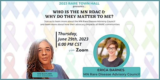RARE Town Hall: MN Rare Disease Advisory Council (RDAC) primary image