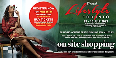 LIFESTYLE TORONTO /23- 15 -16 July at Westin Harbour Castle Hotel, Toronto primary image