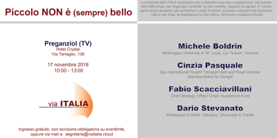 Piccolo NON è (sempre) bello Piccolo NON è (sempre) bello
