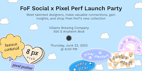 UX Design Social x Pixel Perf Launch Party