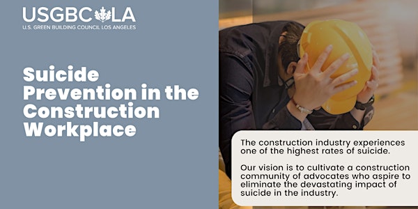 Suicide Prevention in the Construction Workplace
