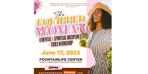The Equipped Woman: A Mental & Spiritual Disciplines & Tools Workshop primary image