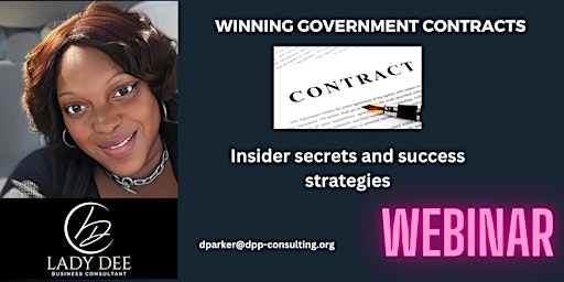 Winning Government Contracts:  Insider Secrets and Success Strategies primary image