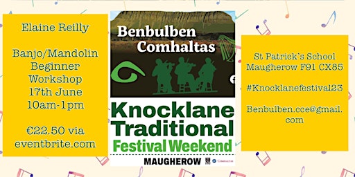 Knocklane Festival 2023 Workshop -Banjo/Mandolin (Beginner) primary image