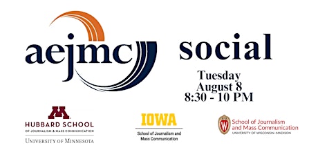 Hauptbild für Iowa/Minnesota/Wisconsin AEJMC Social
