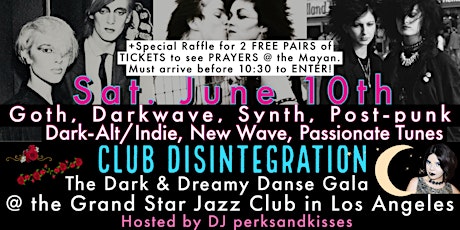 Goth, Darkwave, New Wave, Synth, Dark Alt/Indie, PassionateTunes Danse Gala