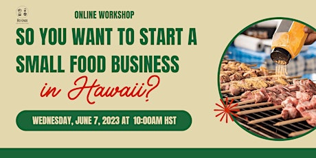 Start A Small Food Business In Hawaii