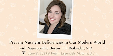 Prevent Nutrient Deficiencies in our  Modern World - Elli Reilander, N.D.