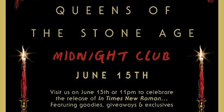 Queens Of The Stone Age 'In Times New Roman...' Midnight Listening Party