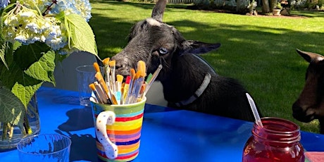 Painting Ceramics with Goats