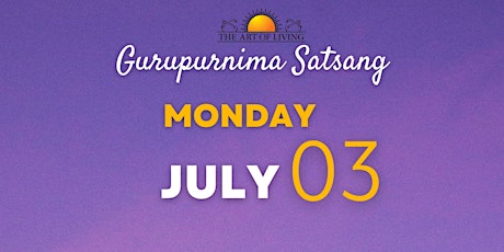 Gurupurnima Satsang - Music, Meditation and Wisdom primary image