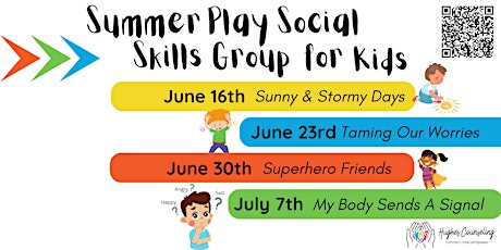 Summer Play Social Skills Group for Kids